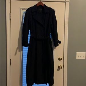 Navy all weather long coat
